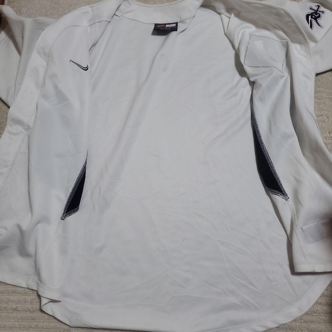 NIKE　ホワイトソックス　ゲームシャツ　希少ロゴ　メンズXLサイズ