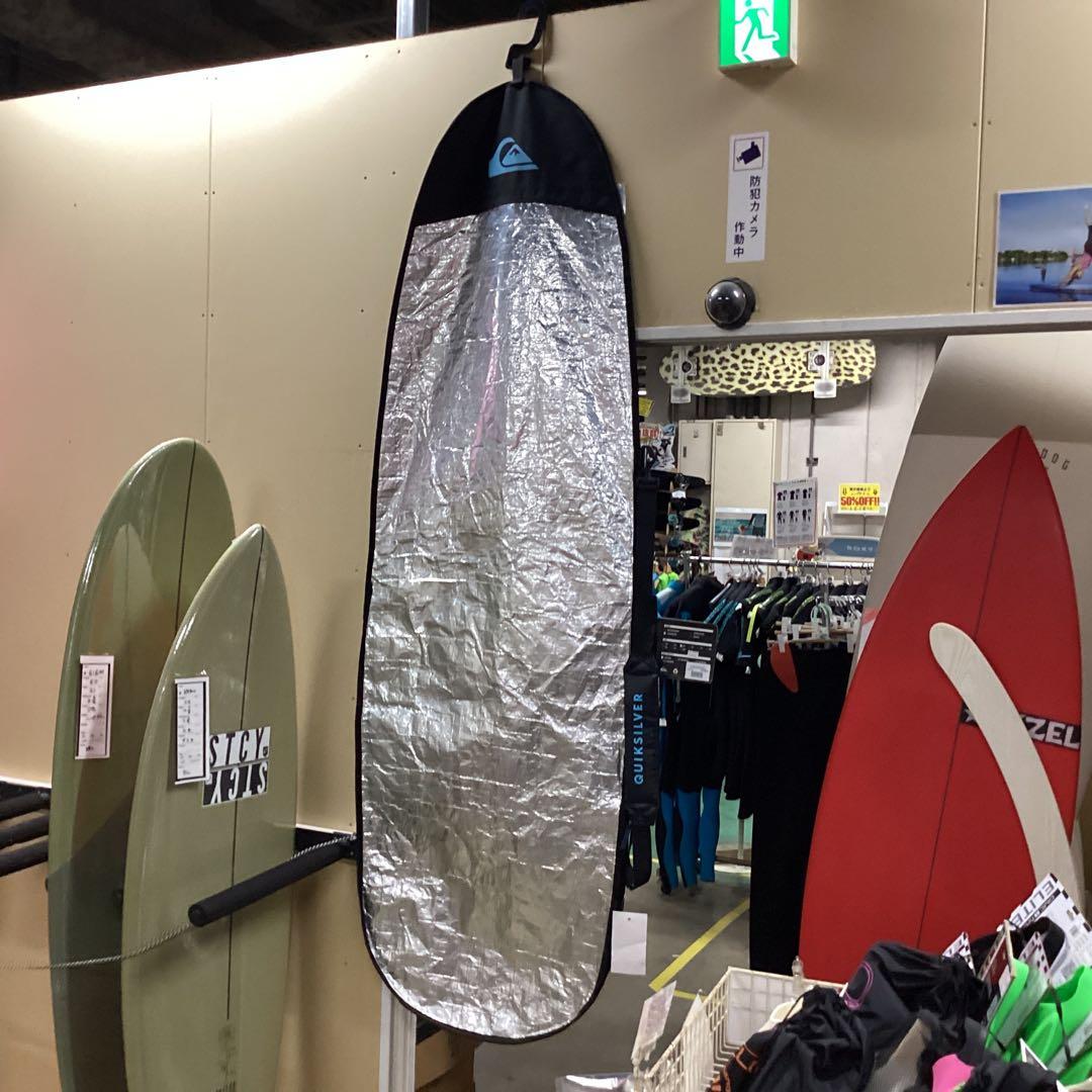 新品格安クイックシルバー軽くてクールなファンボードケース6’3オリーブ