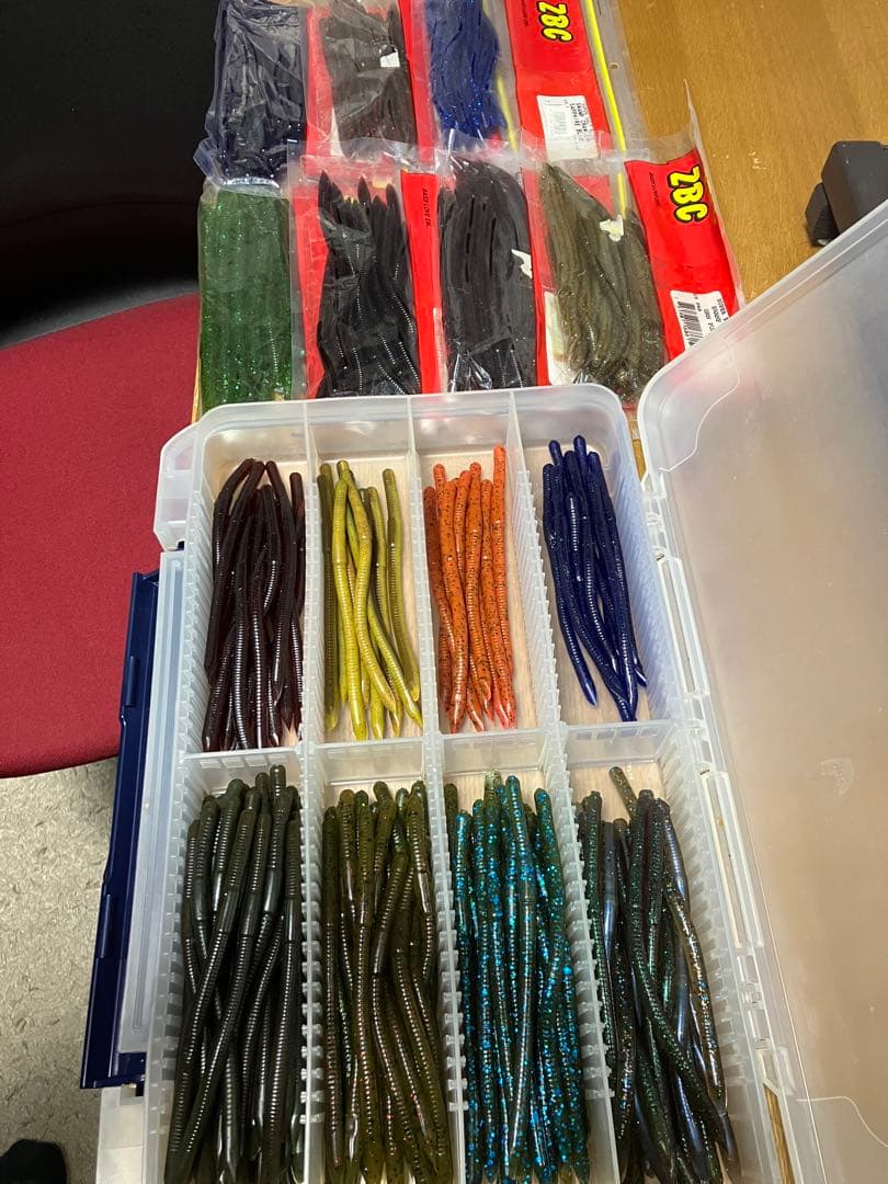 zbc スワンプクローラー　セット　合計264本　バス釣り　ストレートワーム