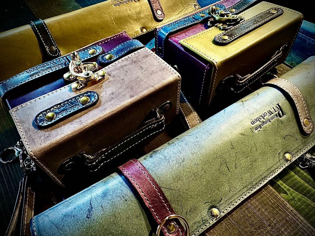 2月SALE品！Pvt.Workshop極CL 本革　デッキケース　ハーフプレマ