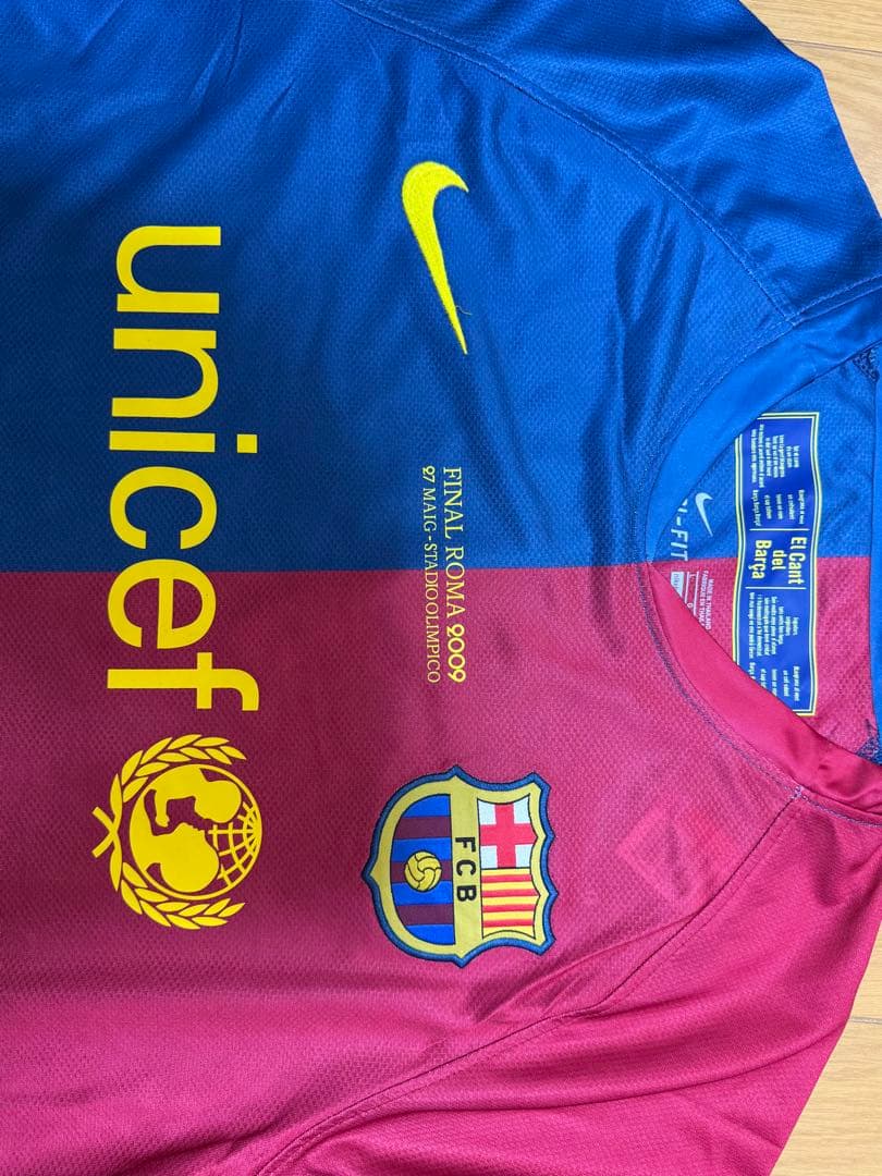 [新品、未使用]バルセロナ メッシ 長袖 ユニフォーム 08-09