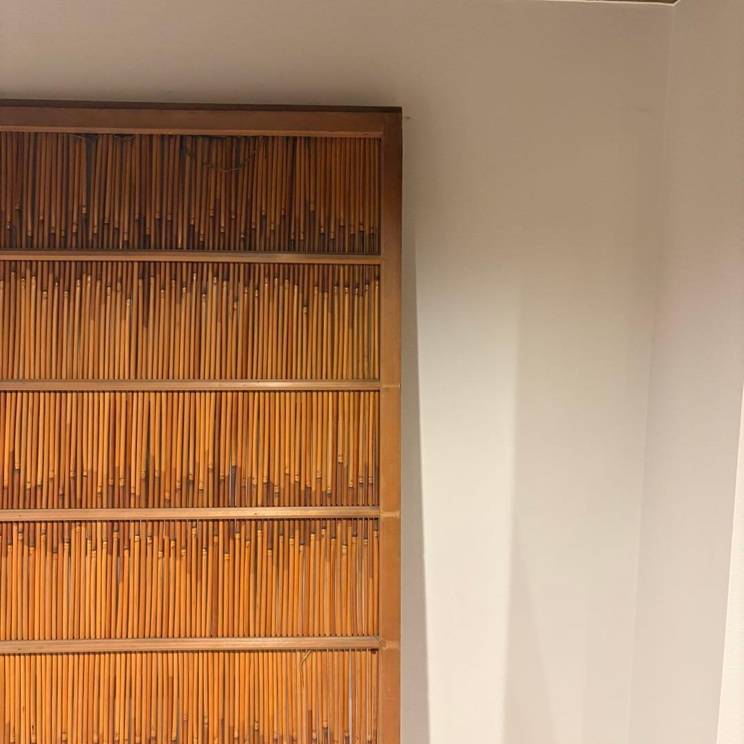 古い建具 1枚 簾戸 すど 葦戸よしど 夏障子 御簾戸 4/4