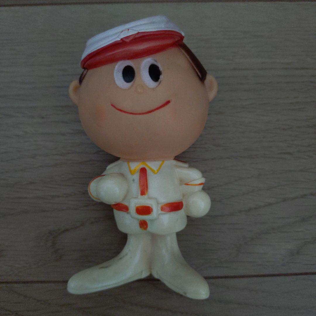 昭和レトロ　グリコ　ミリタリー人形　ソフビ