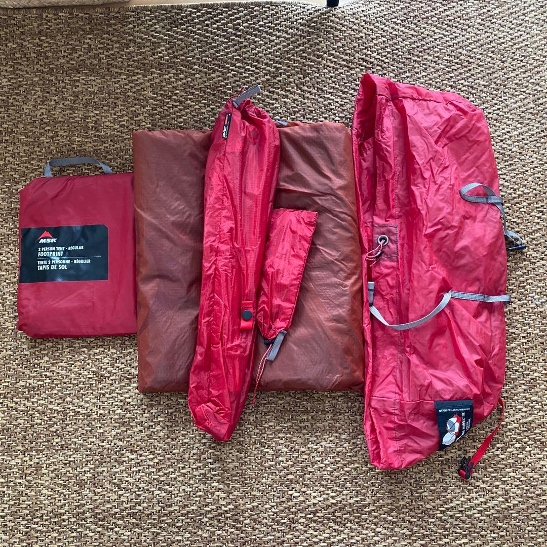 MSR HUBBA HUBBA ハバハバ　インナーテント　グランドシート付き