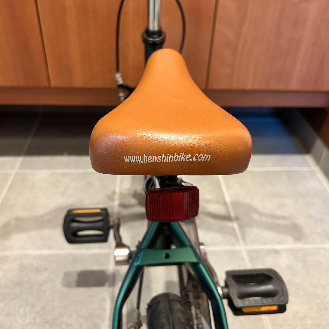 【美品】へんしんバイク 12インチ 限定 フォレストグリーン スタンド付き