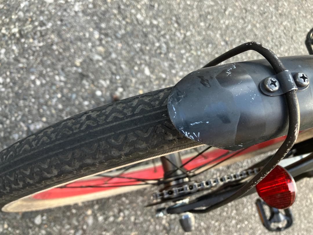 ブリヂストン レベナ ジュニア自転車 黒赤【埼玉引取限定】