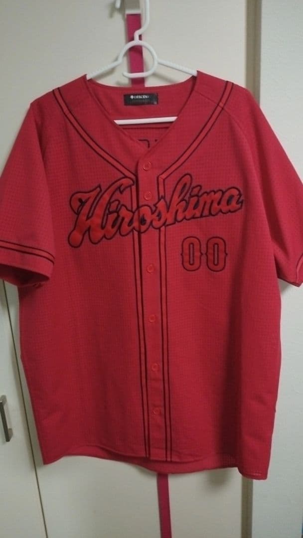 「非売品‼️」広島カープ ビジター 刺繍 羽月隆太郎 XL