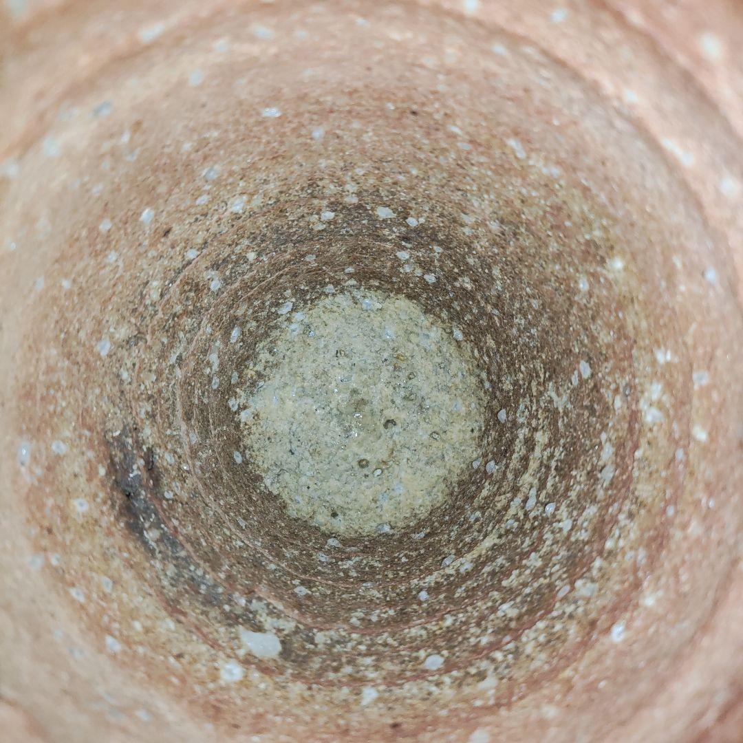 岡見周二　掛花生　花入　花瓶　信楽　自然釉