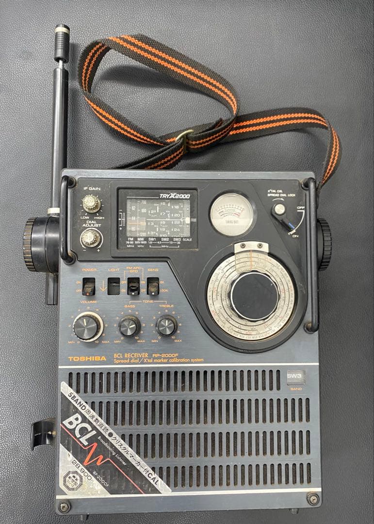 【希少】TOSHIBA TRYX2000 BCLラジオ レシーバー ト