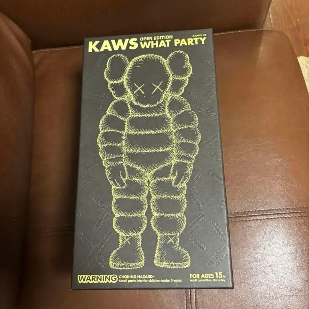 KAWS WHAT PARTY イエローフィギュア 約30cm
