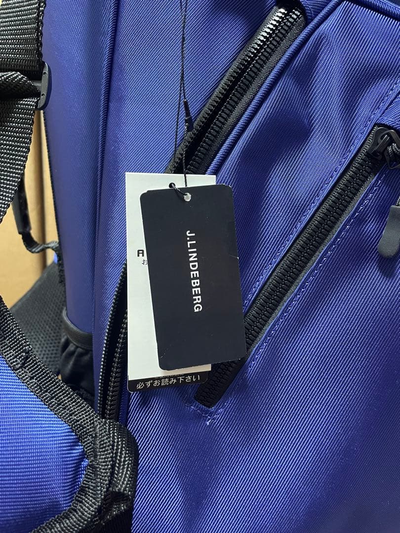 H*！様 【新品未使用】J.LINDEBERG パープルブルー キャディバッグ