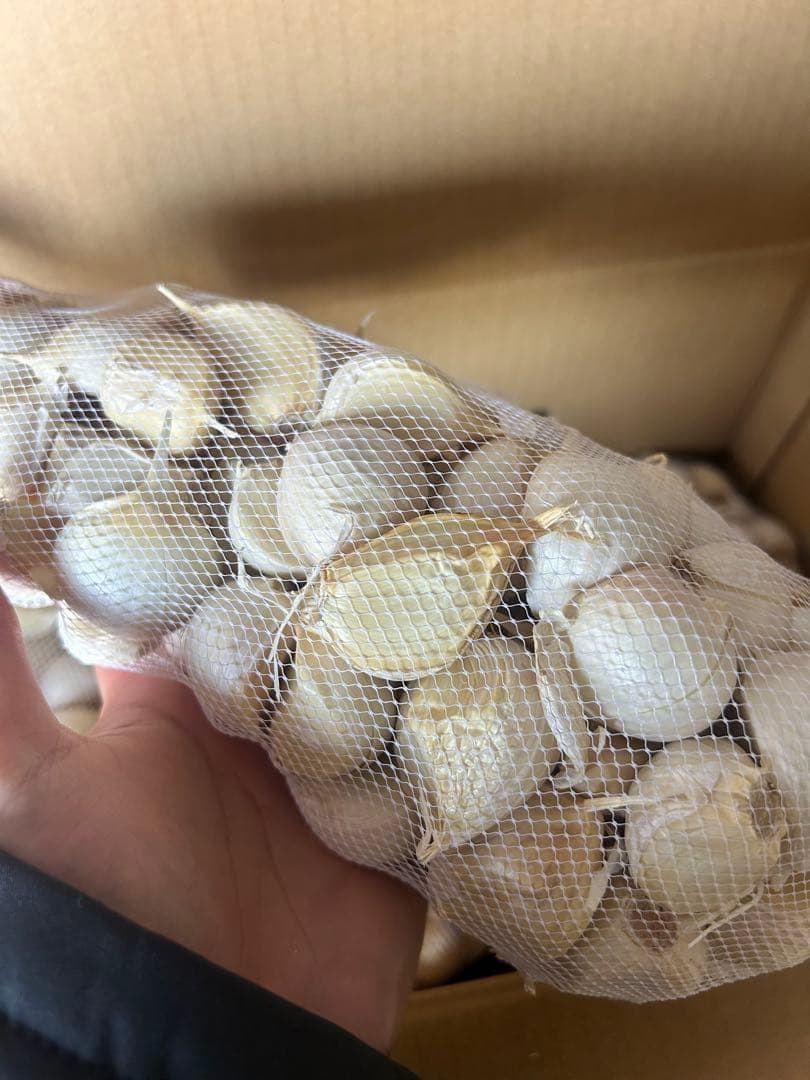 【お買い得セール】青森県 福地ホワイト にんにく L.2Lバラ 20kg 家庭用