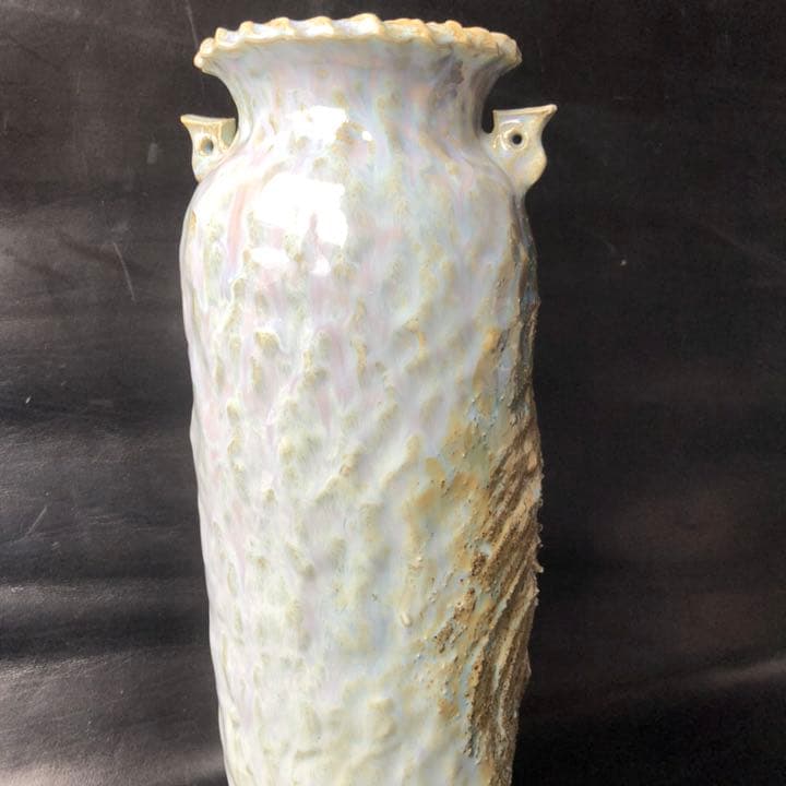 人間国宝級◆蔵から凄い龍が舞う壺が出てきた、壺、花瓶、花道具、茶道具