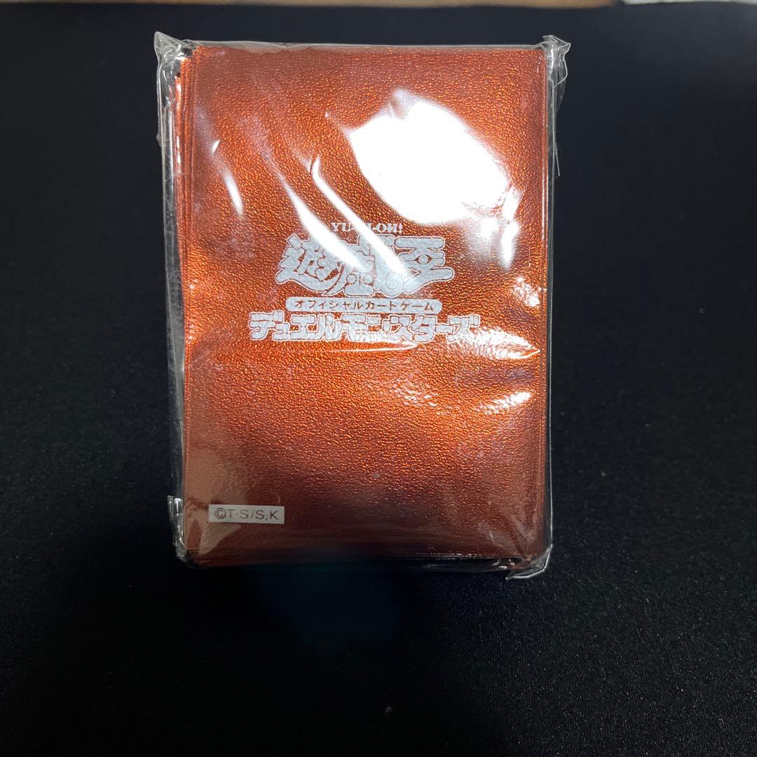 遊戯王　初期ロゴスリーブ　メタリックレッド　デラックスセット