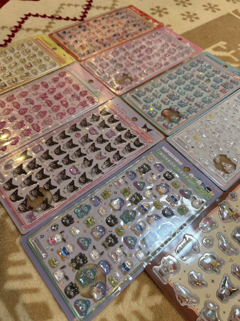 【即購入可】ボンボンドロップシール　サンリオmini コンプ おまけ付き❣️