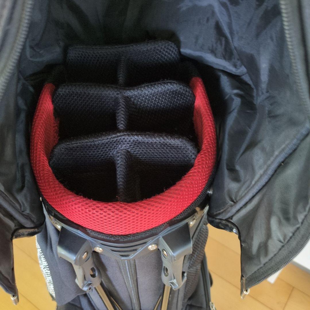 ZEAL❗️カッコイイ❗️ スタンドゴルフバッグ 黒