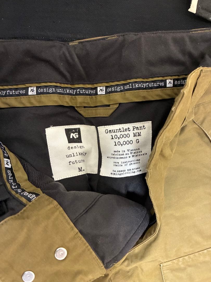 アナログ　スノーボードウェア ジャケット パンツ 上下セット　M