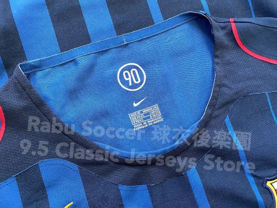 バルセロナ 04/05 アウェイ ユニフォーム #12 選手仕様 長袖