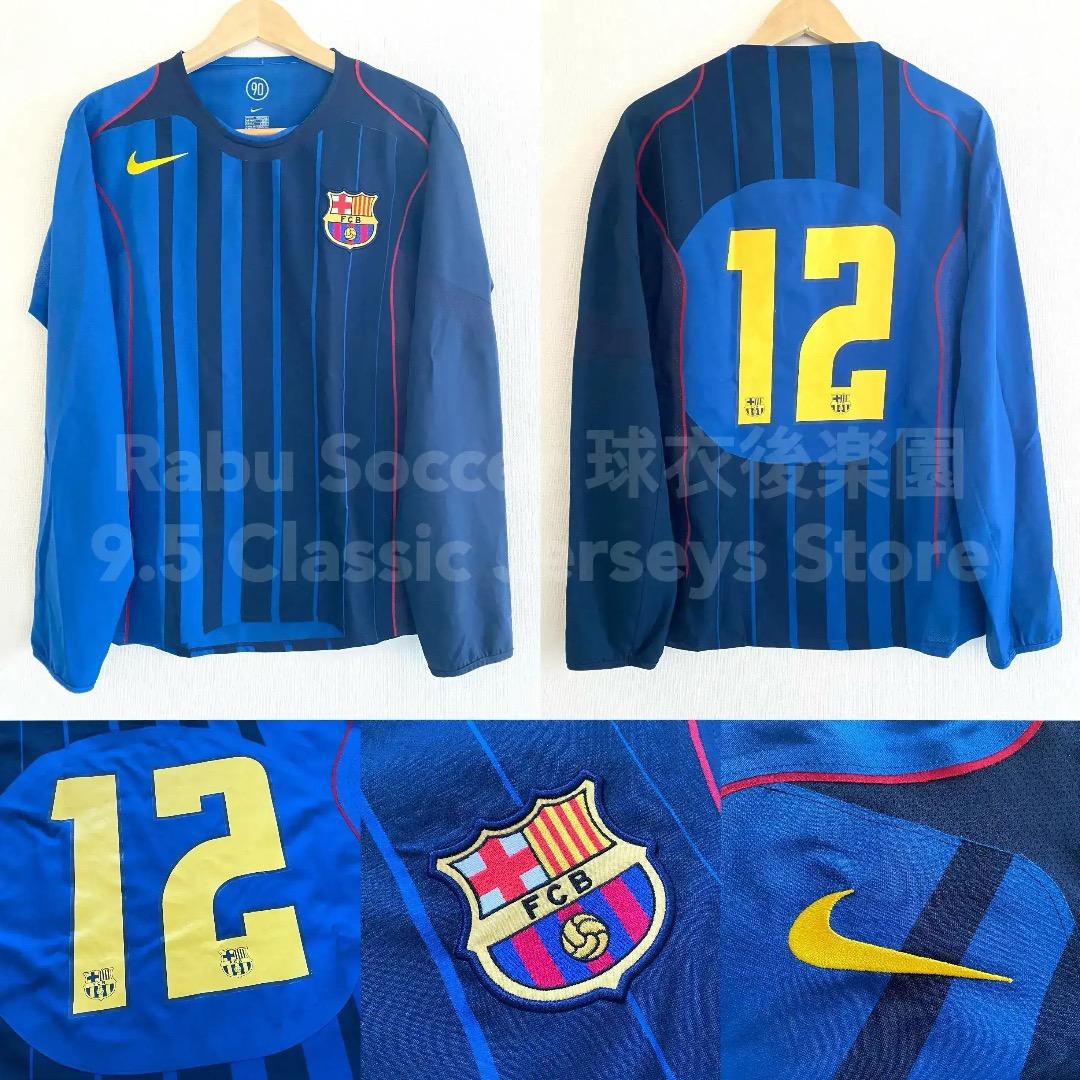 バルセロナ 04/05 アウェイ ユニフォーム #12 選手仕様 長袖