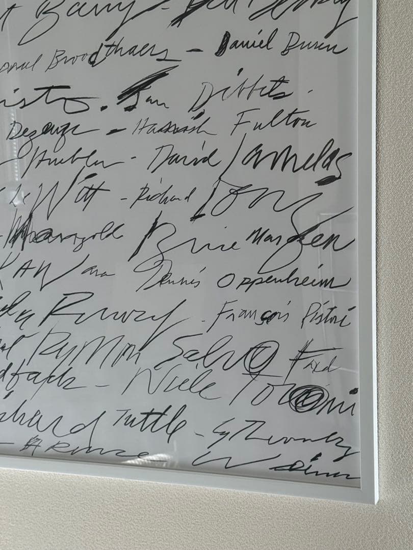 Cy Twombly: print 1972 ポスター　サイトゥオンブリー額装