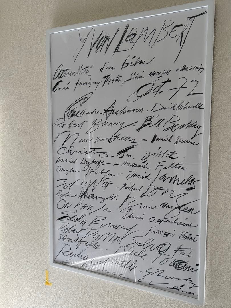 Cy Twombly: print 1972 ポスター　サイトゥオンブリー額装