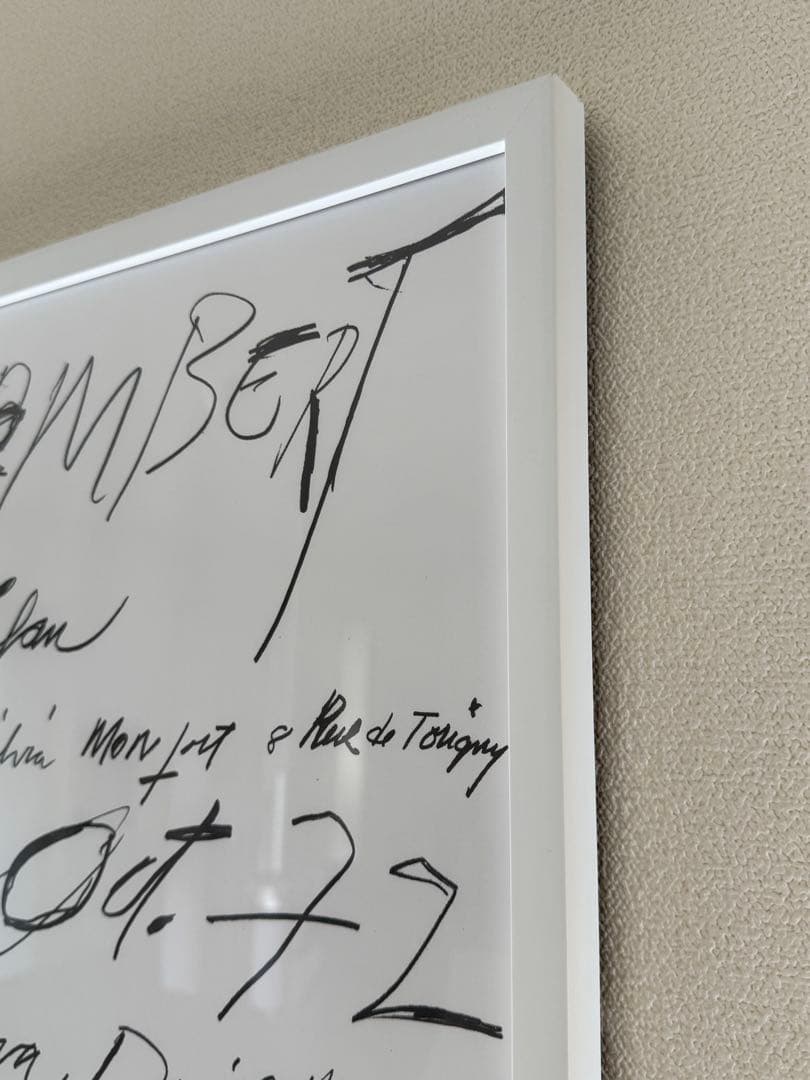 Cy Twombly: print 1972 ポスター　サイトゥオンブリー額装