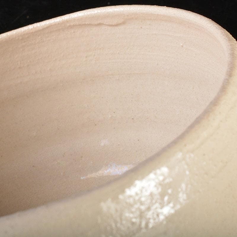 茶道具　萩焼　十代　三輪休雪作　白萩茶碗　共箱　V　R7278