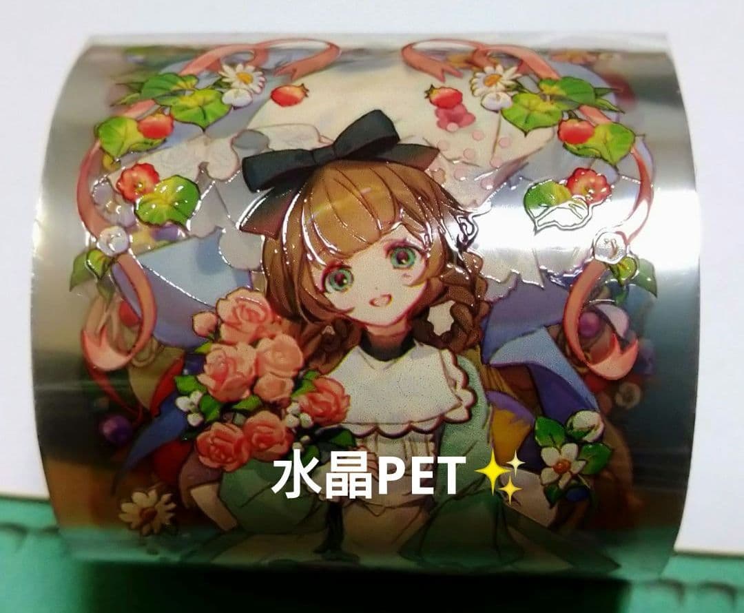 のこり１✩再販✩J31＃仲夏游(水晶PET)切り売り海外人物マステ女の子