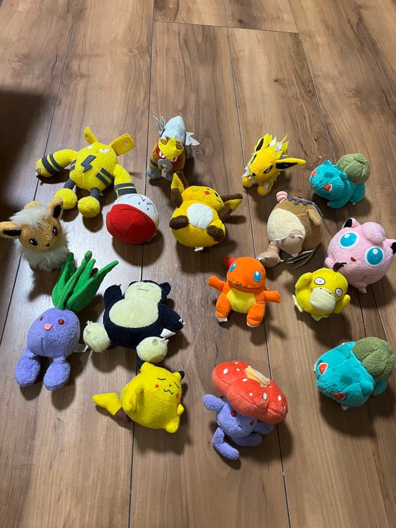 ポケモン　16体　当時物　レトロ　ぬいぐるみ