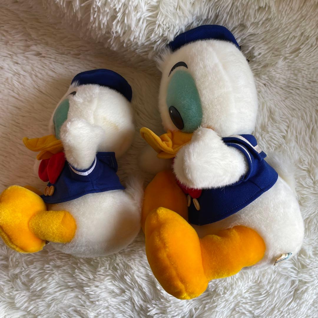 ドナルド（大、小）、デイジー　ぬいぐるみ　3個セット　希少　レア！