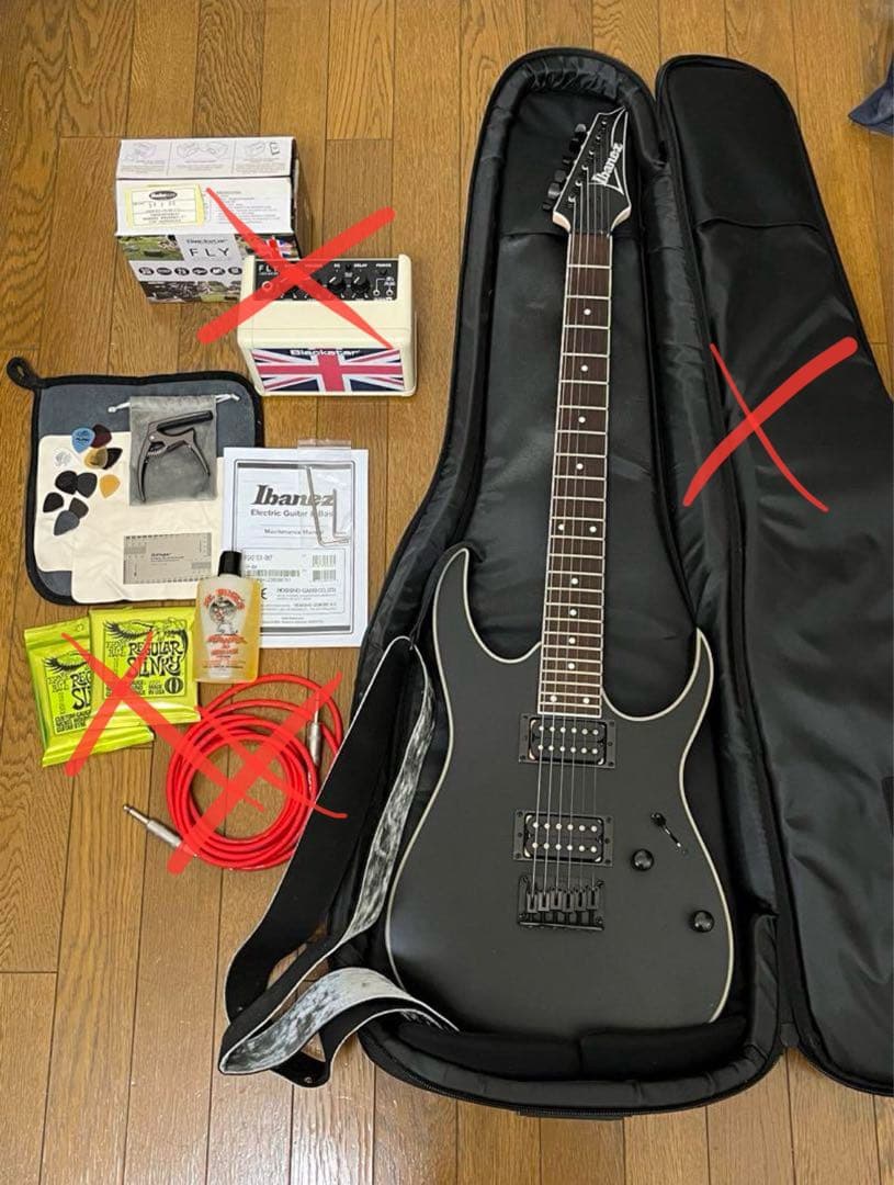 【よっす】Ibanez RG421EX Black Flat