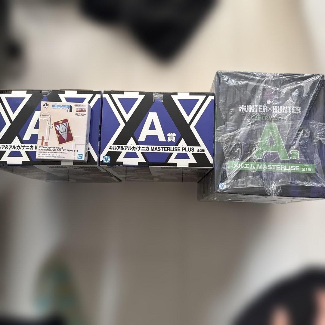 ハンターハンター　1番くじ　フィギュア　キルアアルカナニカ　ハンターライセンス