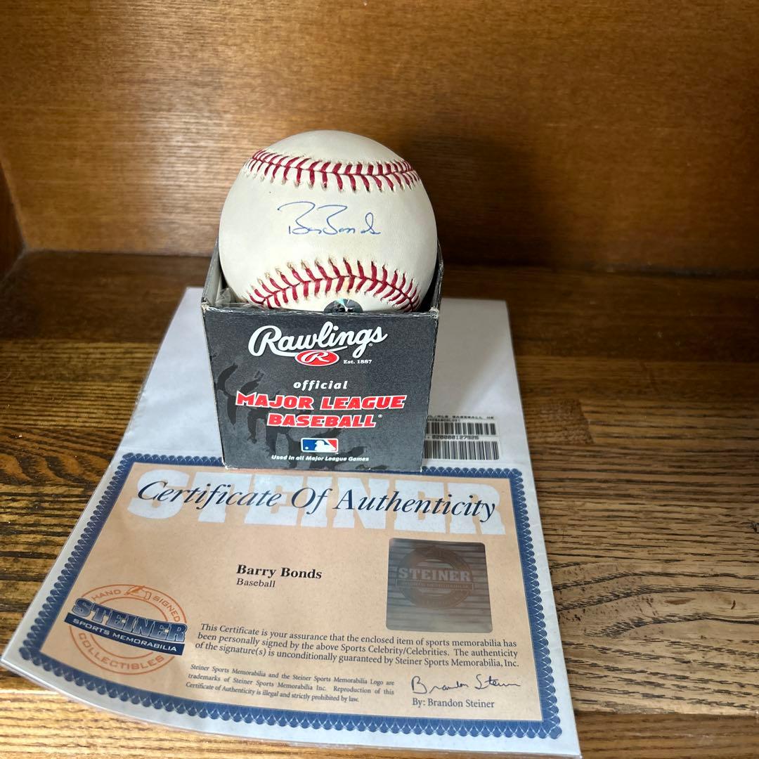 バリー　ボンズ　MLB公式球　サインボール