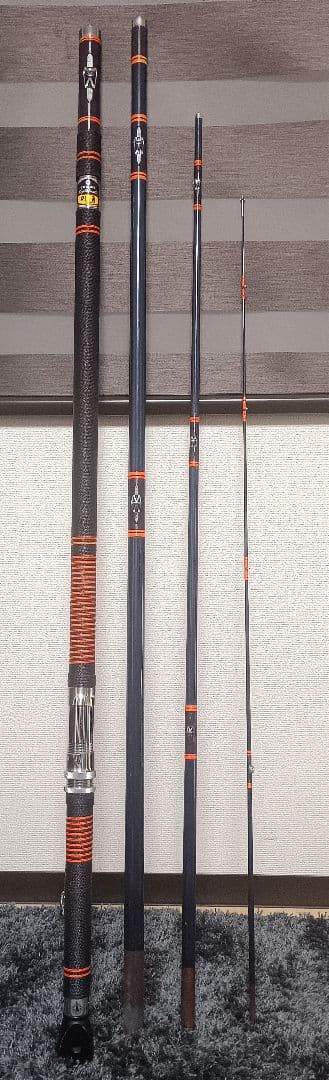 ダイワハイクオリティ剛勇2号4本継ぎ底物竿美品！石鯛やクエ釣りに