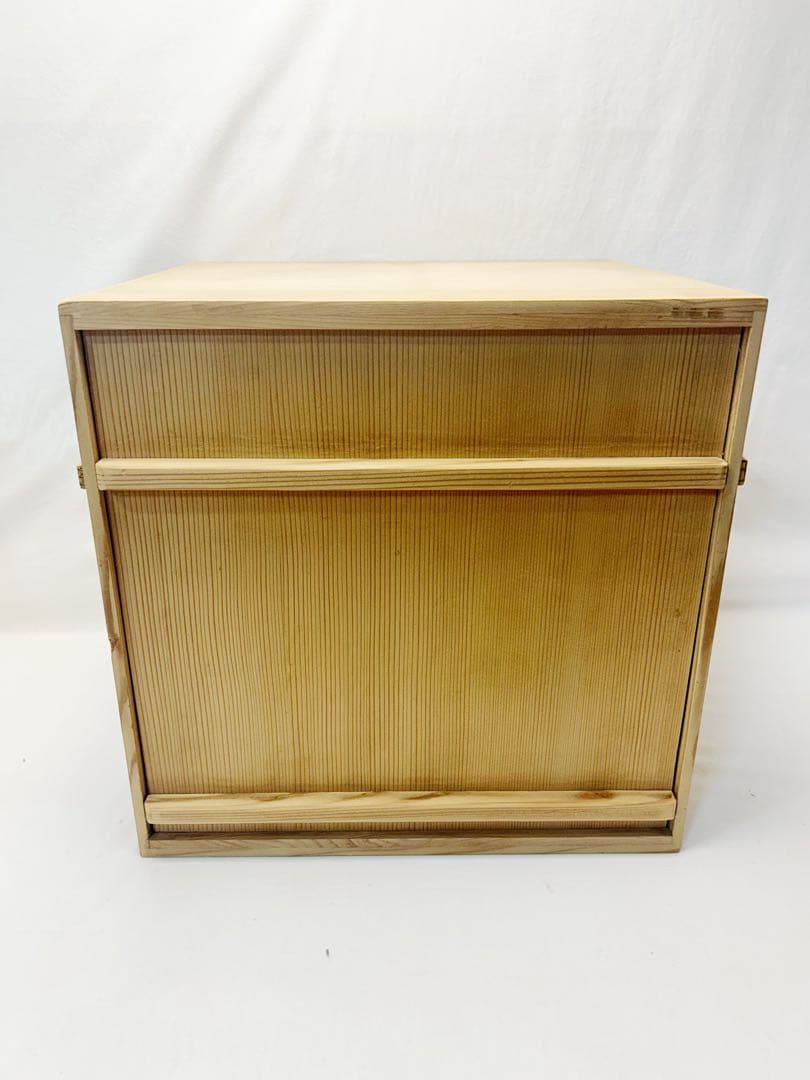 美品 茶道具 作家物 寿扇棚 鵬雲斎好写 落款 共箱