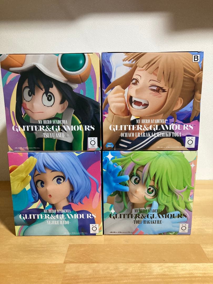 トガヒミコ　葉隠透　蛙吹梅雨　波動ねじれ　フィギュア　４個セット　未開封