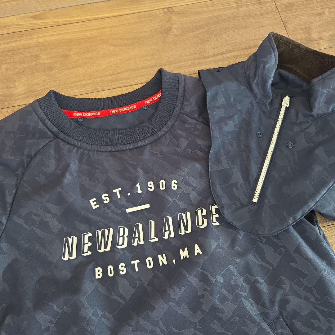 New Balance Golf ネイビー プルオーバージャケット　4（M）