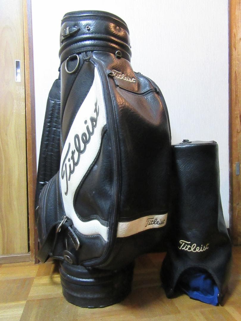 ★☆★タイトリスト★Titlest★3点式★ゴルフバック★黒/白★③★☆★