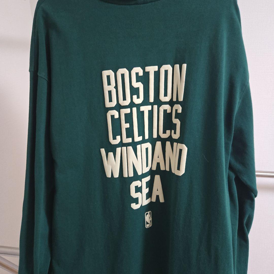 WIND AND SEA ボストン・セルティックス コラボ 厚手ロンT
