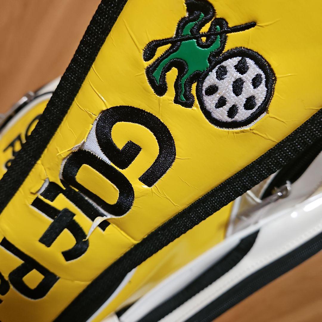 とみとむGOLF Partner キャディバッグ 黄色