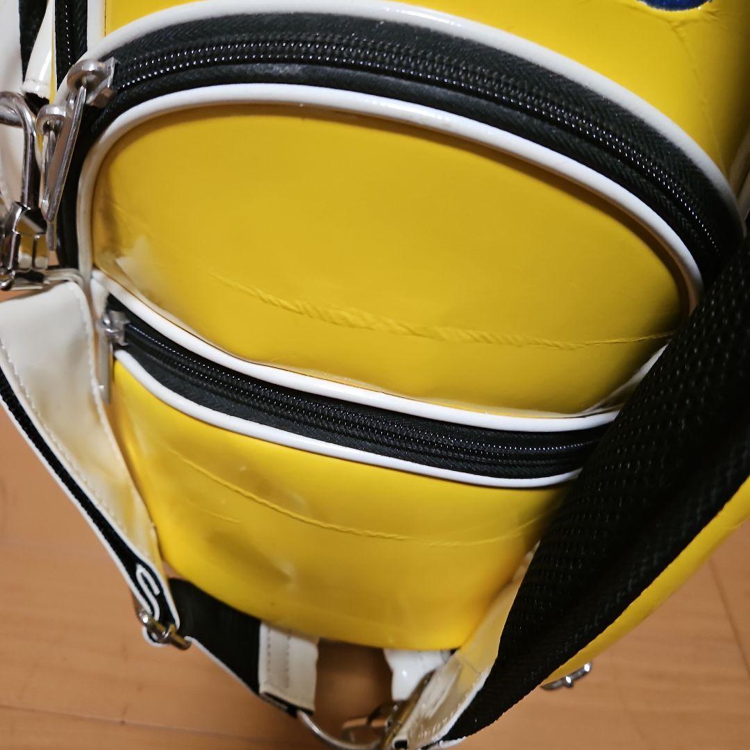 とみとむGOLF Partner キャディバッグ 黄色