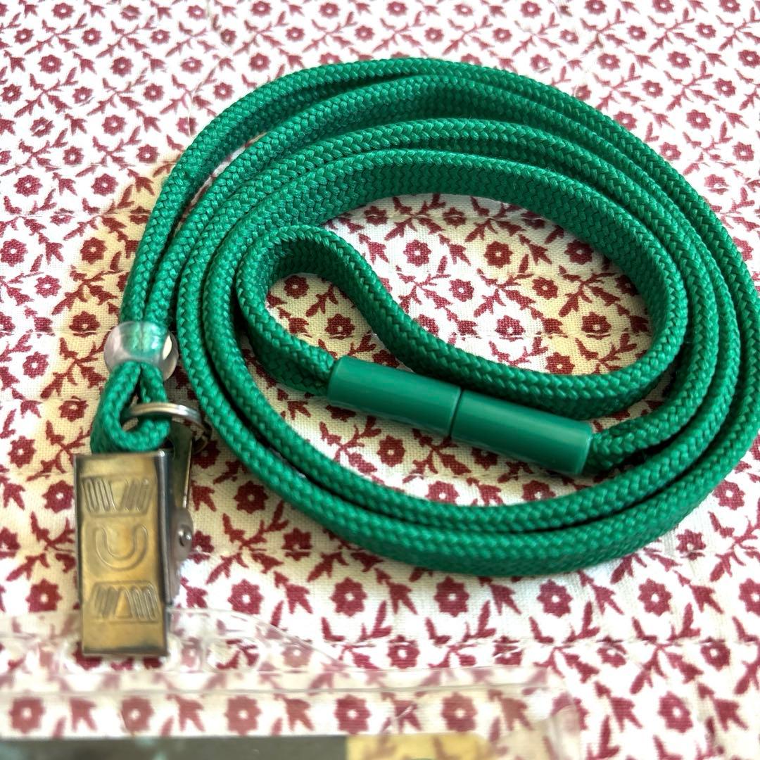 【美品】スタバ 日本初 初代 スターバックスカード　当時物 ネックストラップ付き