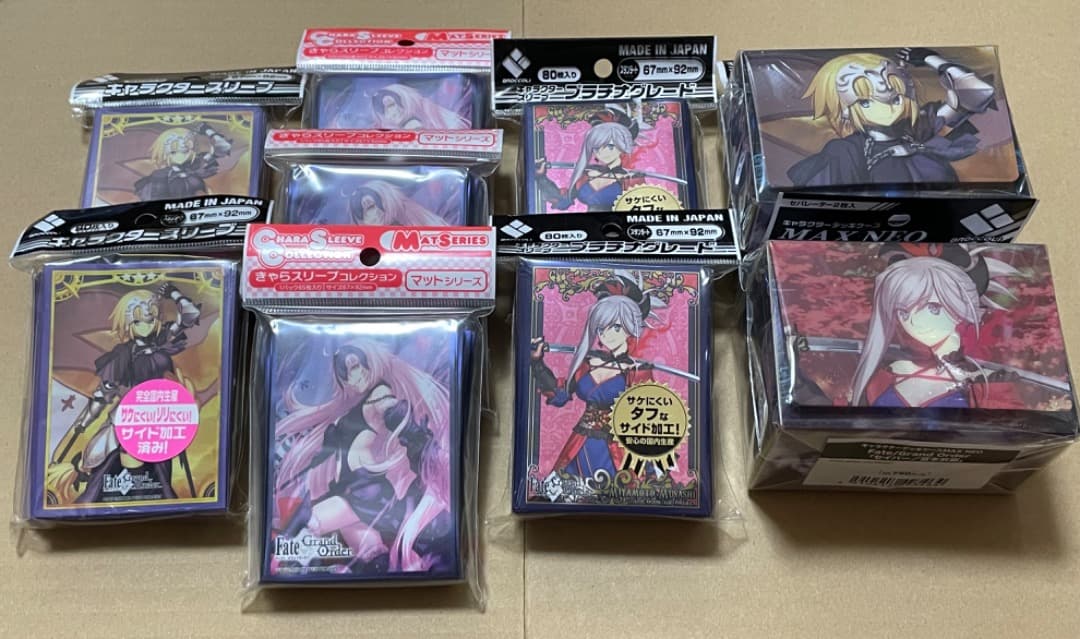 Fate 宮本武蔵　ジャンヌ　スリーブ　デッキケース