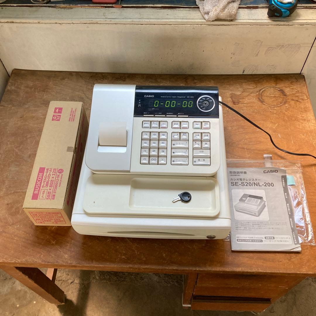 CASIO SE-S20 未使用ロール付き レジスタ