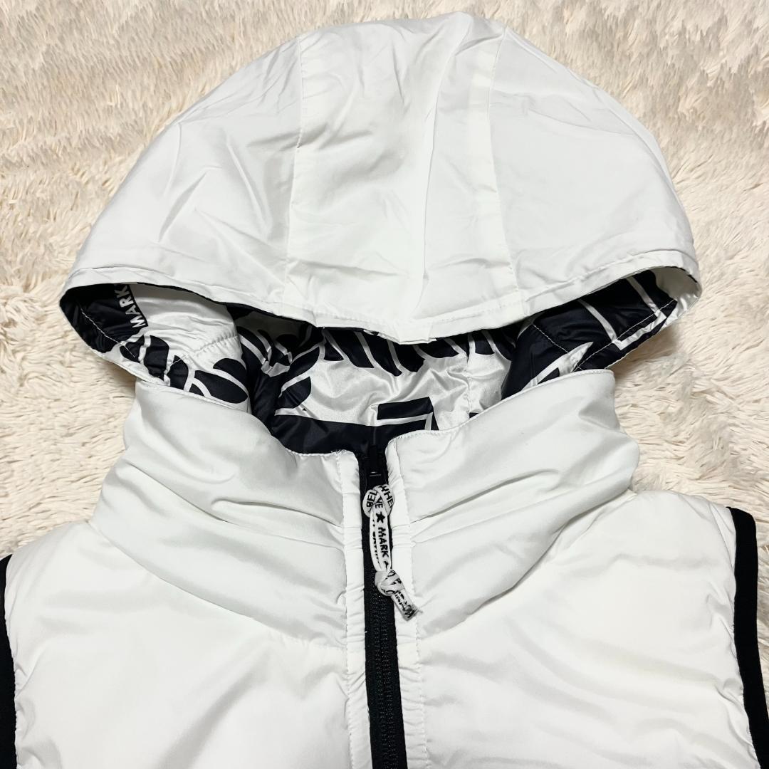 極美品✨ MARK&LONA 2way リバーシブル 中綿ベスト フード収納可