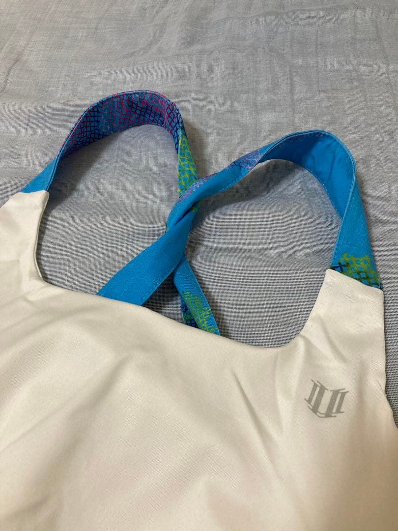 eleven 海外テニスウェア 3点セット 白・ブルー系花柄 M相当