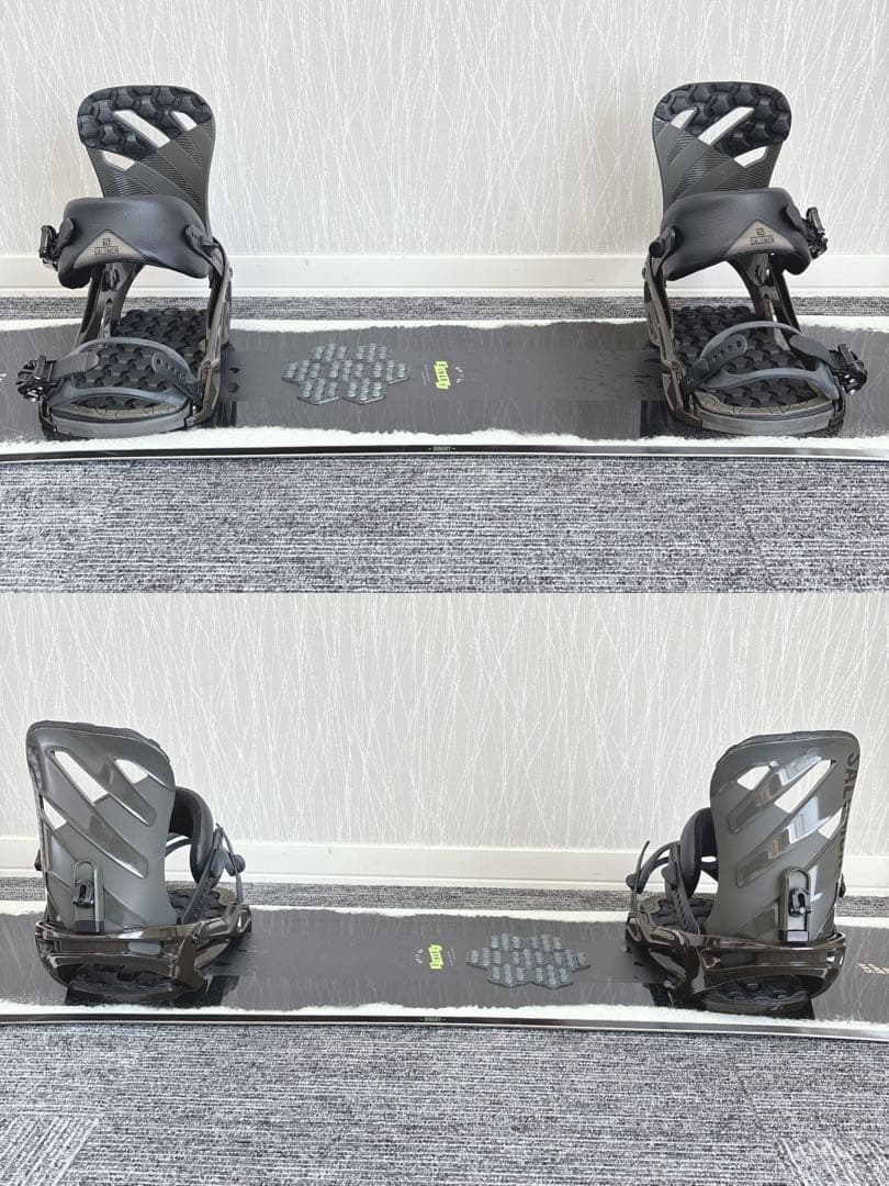 89美品❗️超豪華❗️SAVANDER×サロモン スノーボードセット★154cm