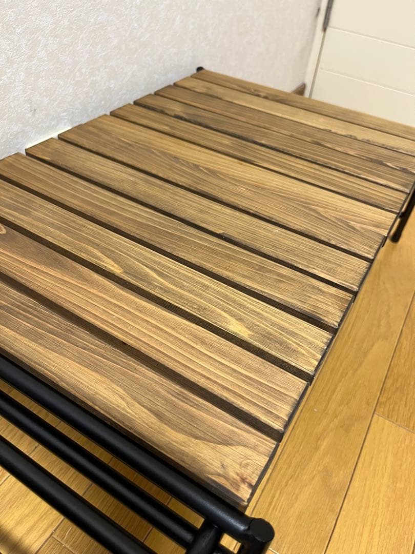 アイアン工房　アイアンローテーブル（細板）