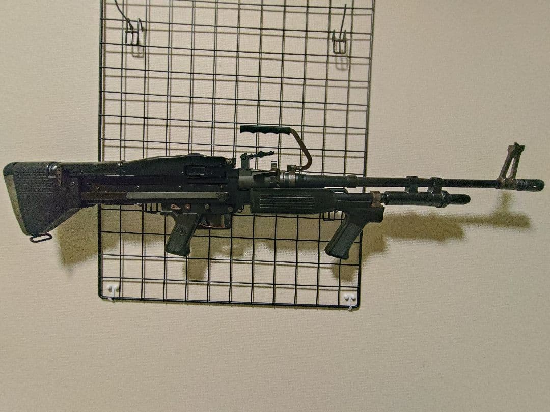 アサヒファイヤーアームズ製 M60E3 ガスガン ジャンク エアガン