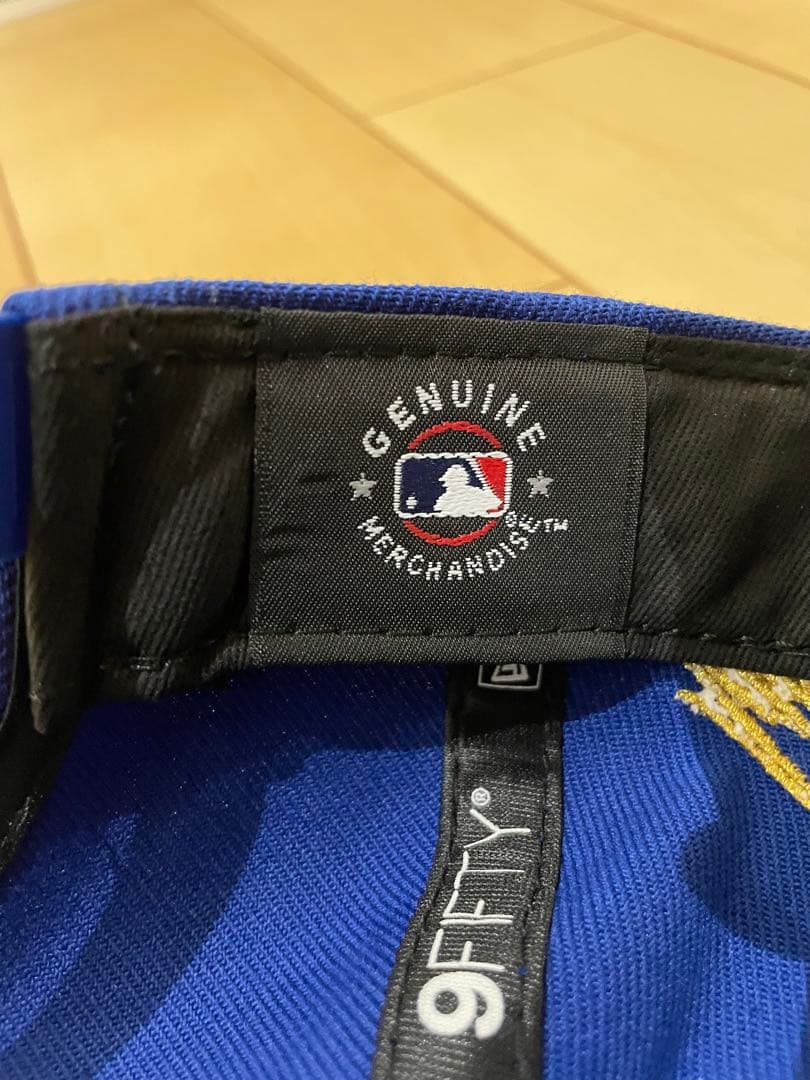 キッズ　ドジャース　MLB公式　大谷翔平　サイン刺繍入　キャップ　ニューエラ